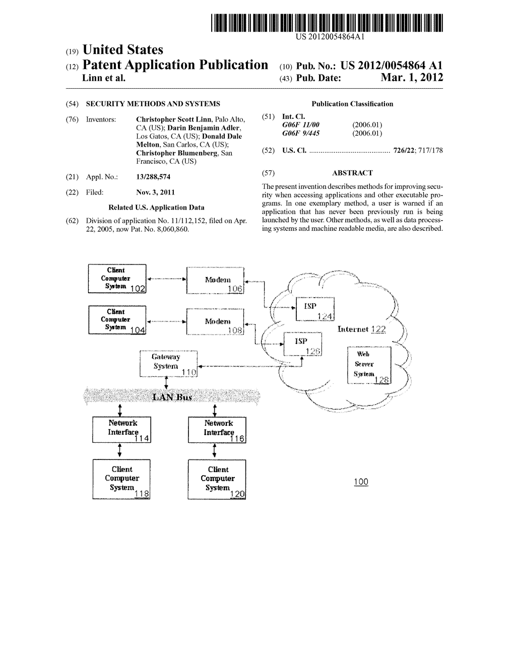 SECURITY METHODS AND SYSTEMS - diagram, schematic, and image 01