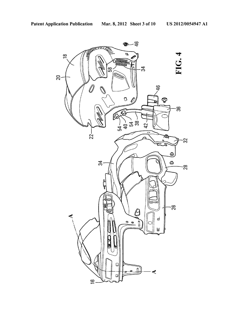 HELMET COMPRISING AN OCCIPITAL ADJUSTMENT MECHANISM - diagram, schematic, and image 04