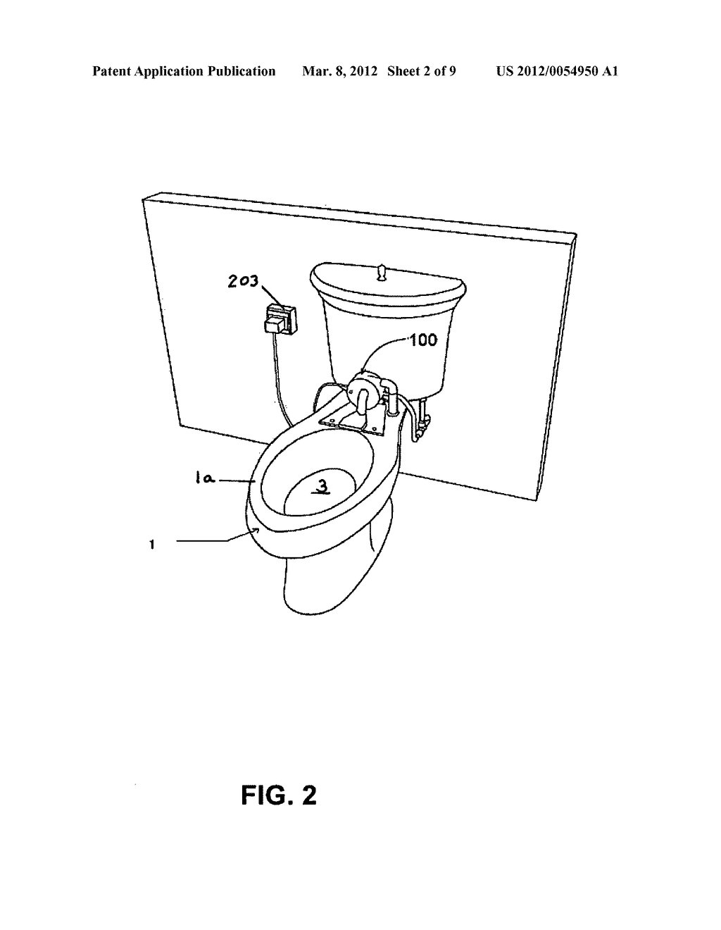 Self-ventilating toilet - diagram, schematic, and image 03