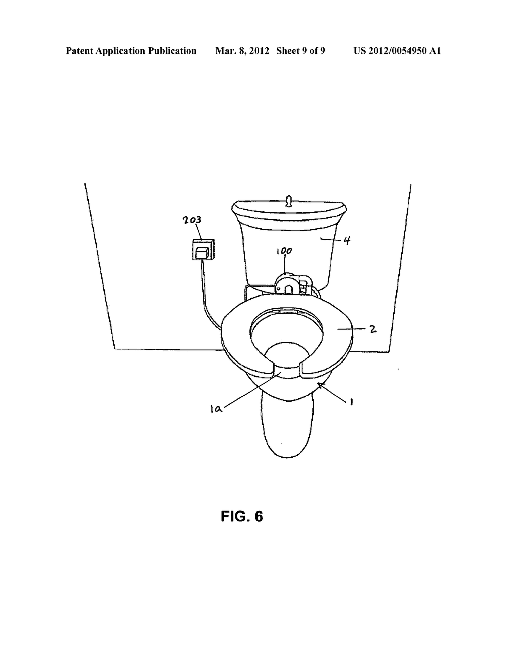 Self-ventilating toilet - diagram, schematic, and image 10