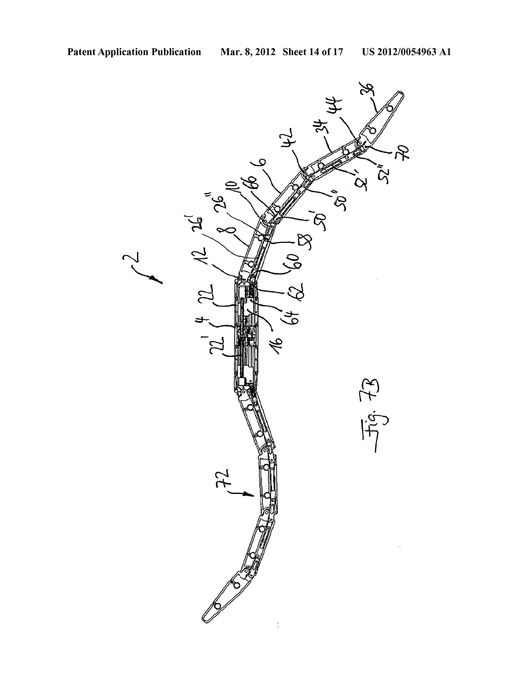 SUPPORT DEVICE WHICH IS ADJUSTABLE BY AN ELECTRIC MOTOR - diagram, schematic, and image 15