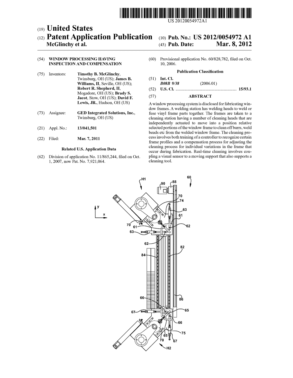 WINDOW PROCESSING HAVING INSPECTION AND COMPENSATION - diagram, schematic, and image 01