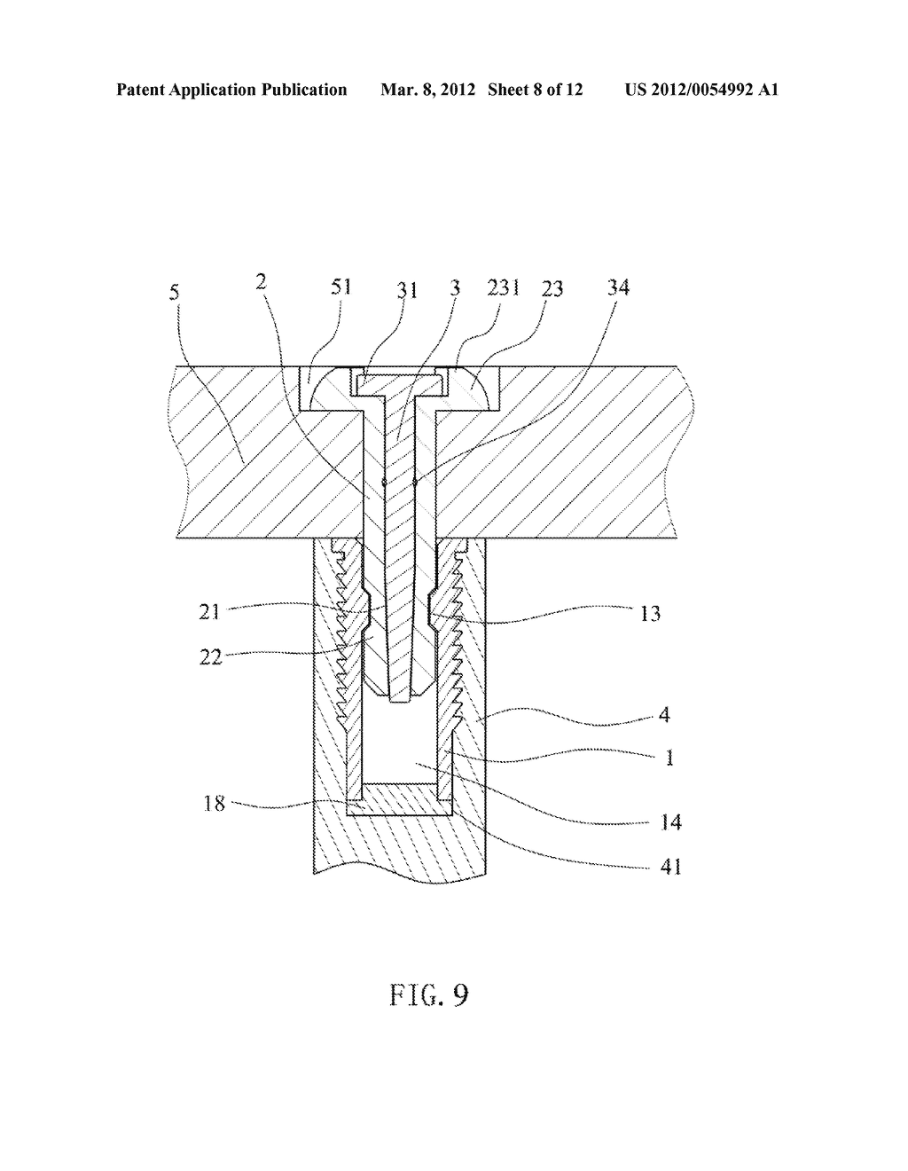 INSERTION TYPE FURNITURE CONNECTOR - diagram, schematic, and image 09