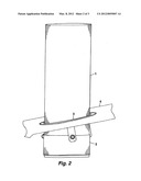 Engine hood exhaust stack mounting method diagram and image