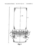 Engine hood exhaust stack mounting method diagram and image