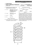 METHOD FOR MANUFACTURING A COIL SPRING FOR VEHICLE SUSPENSION diagram and image