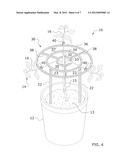 Framework For Horizontally Supporting Plants diagram and image