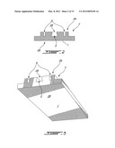 CLIP ASSEMBLY FOR USE WITH A SUSPENDED CEILING diagram and image