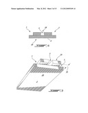 CLIP ASSEMBLY FOR USE WITH A SUSPENDED CEILING diagram and image