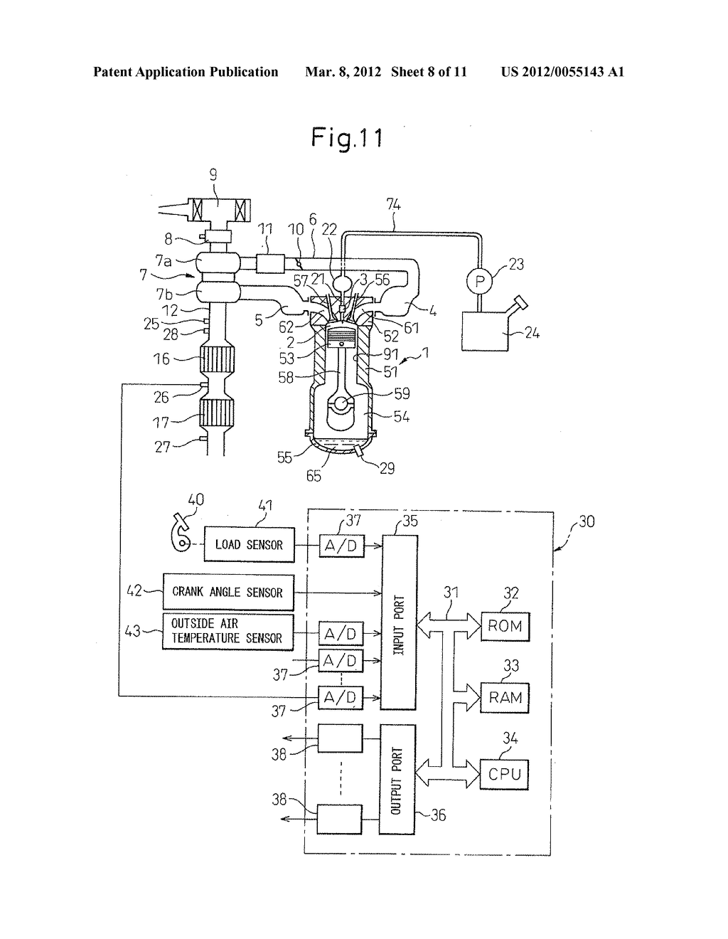 EXHAUST PURIFICATION SYSTEM OF INTERNAL COMBUSTION ENGINE - diagram, schematic, and image 09