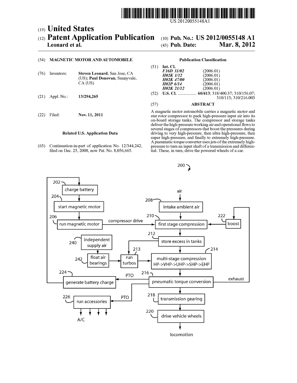 MAGNETIC MOTOR AND AUTOMOBILE - diagram, schematic, and image 01