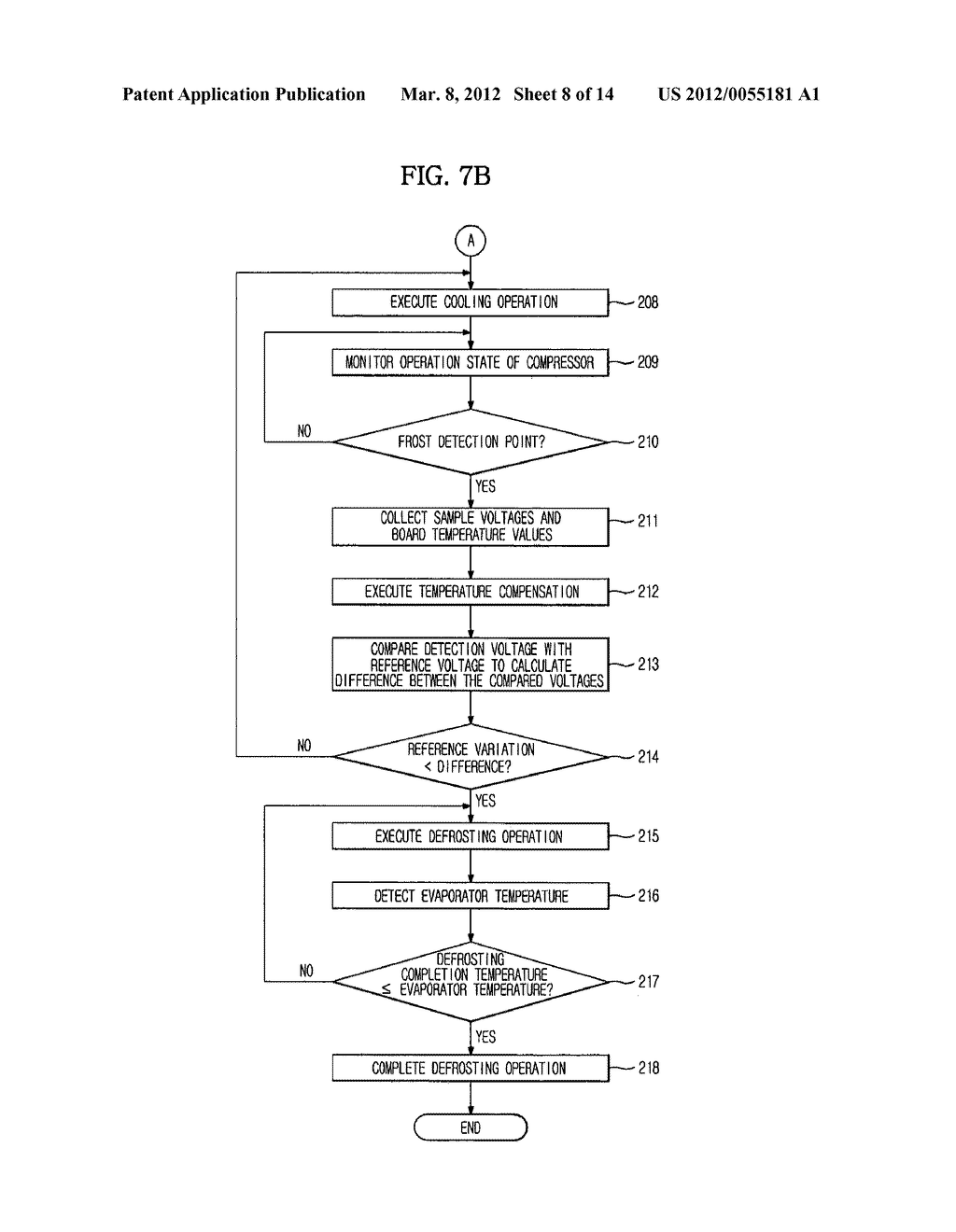 Cooling system and defrosting control method thereof - diagram, schematic, and image 09