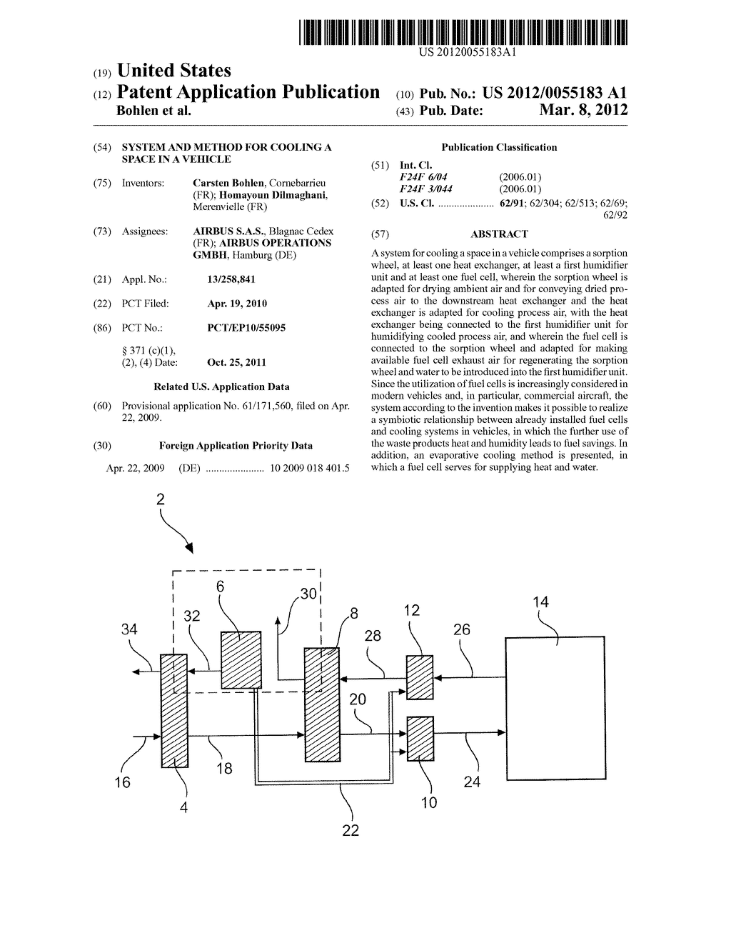 SYSTEM AND METHOD FOR COOLING A SPACE IN A VEHICLE - diagram, schematic, and image 01