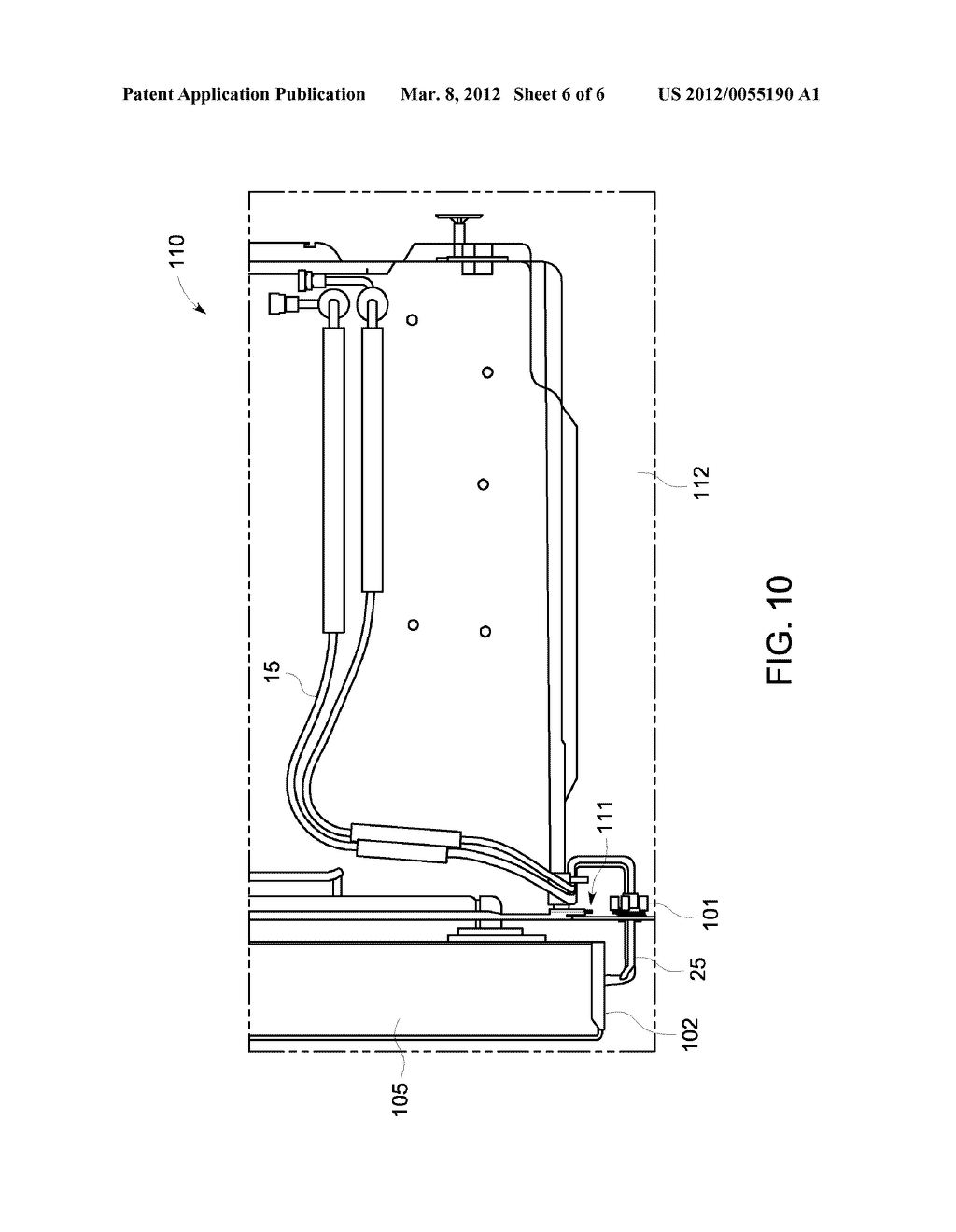 FITTING ASSEMBLIES TO PROVIDE FLUID SUPPLY TO ICE AND WATER DISPENSERS IN     REFRIGERATOR DOORS - diagram, schematic, and image 07