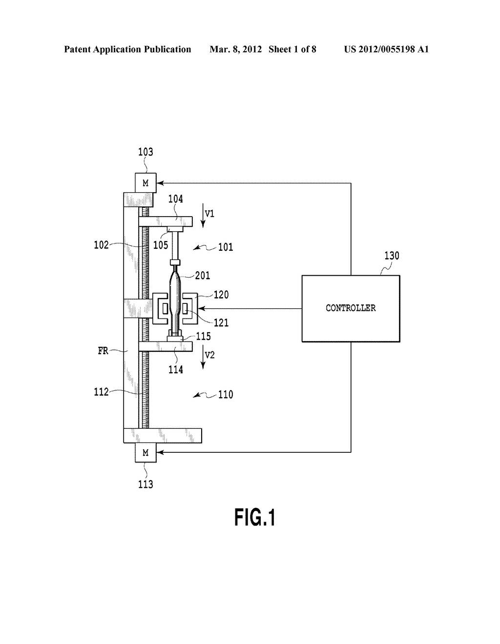 APPARATUS FOR FABRICATING A GLASS ROD AND METHOD OF SAME - diagram, schematic, and image 02