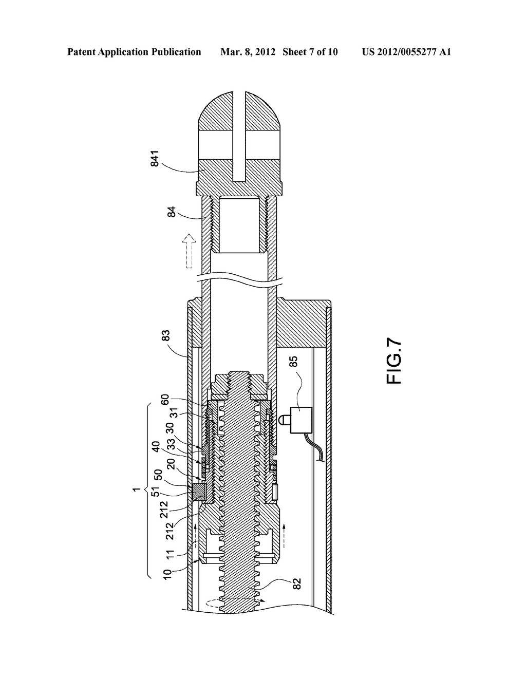 LINEAR ACTUATOR AND SAFETY MECHANISM FOR THE SAME - diagram, schematic, and image 08