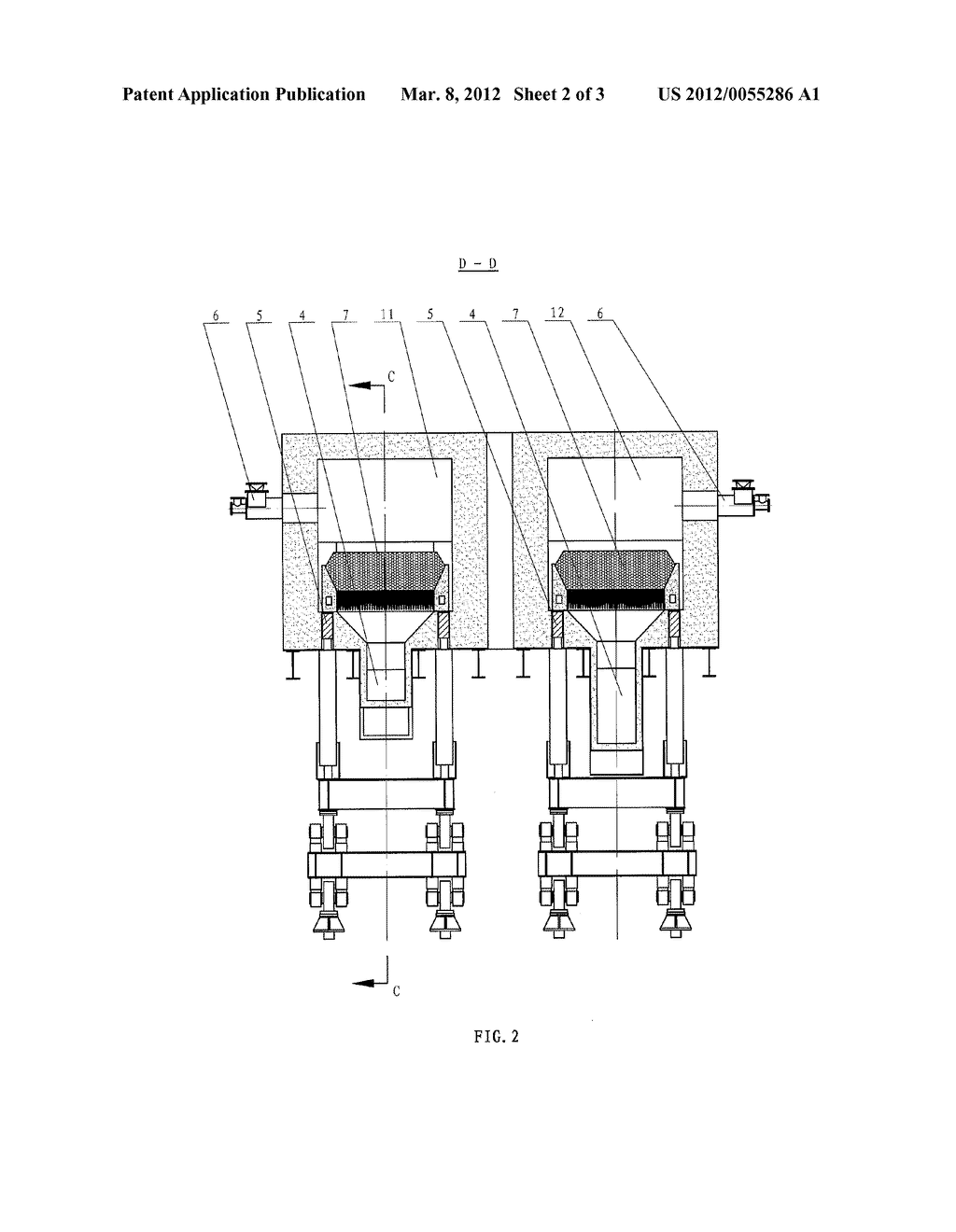 METHOD OF MANUFACTURING DIRECT REDUCTION IRON AND REDUCTION FIRING     APPARATUS - diagram, schematic, and image 03