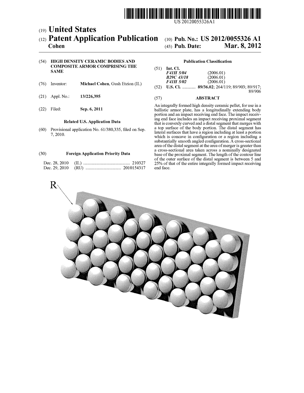 HIGH DENSITY CERAMIC BODIES AND COMPOSITE ARMOR COMPRISING THE SAME - diagram, schematic, and image 01