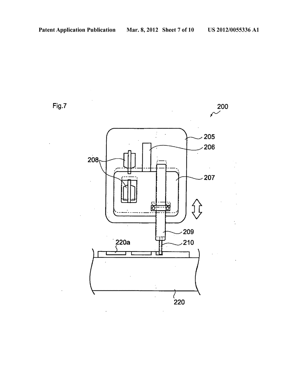 MACHINING DEVICE WITH WASTE COLLECTION EQUIPMENT AND MACHINING METHOD FOR     WORKPIECE - diagram, schematic, and image 08