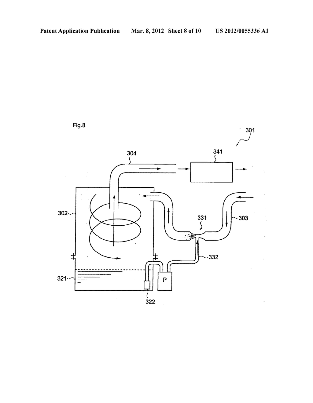 MACHINING DEVICE WITH WASTE COLLECTION EQUIPMENT AND MACHINING METHOD FOR     WORKPIECE - diagram, schematic, and image 09