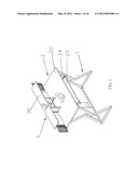 Computer Table That Is Folded and Expanded Easily and Quickly diagram and image