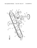 Paint cart with rotating part support diagram and image