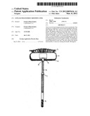 Long-handled horse grooming tool diagram and image