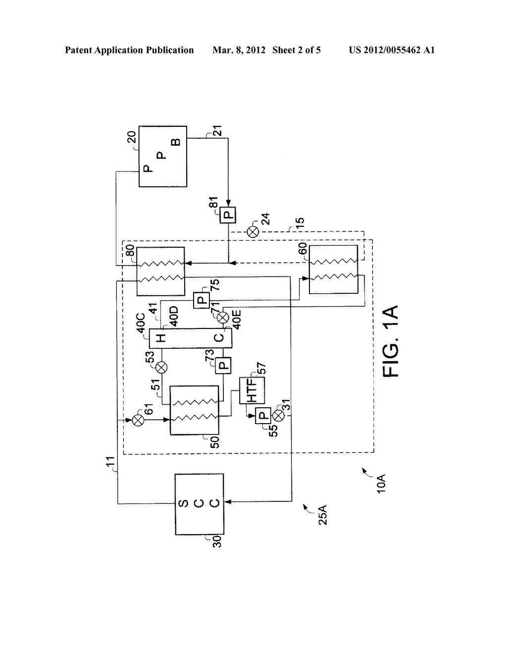 SOLAR DERIVED THERMAL STORAGE SYSTEM AND METHOD - diagram, schematic, and image 03