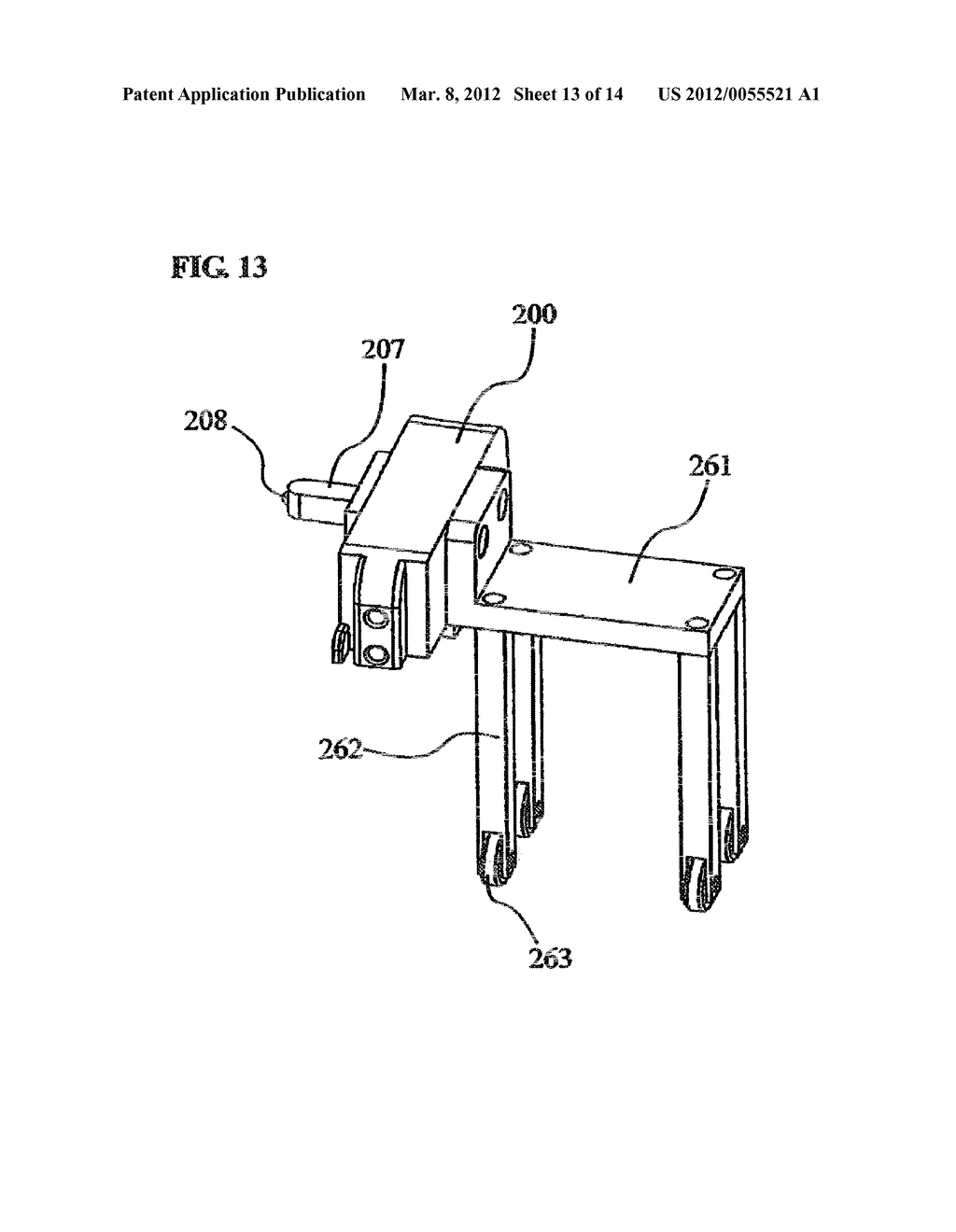 SEGMENTAL ULTRASONIC CLEANING APPARATUS FOR REMOVING SCALES AND SLUDGE ON     TOP OF TUBE SHEET IN HEAT EXCHANGER - diagram, schematic, and image 14