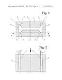 Mold for the Continuous Casting of Preliminary Sections, In Particular     Double T-Shaped Preliminary Sections diagram and image