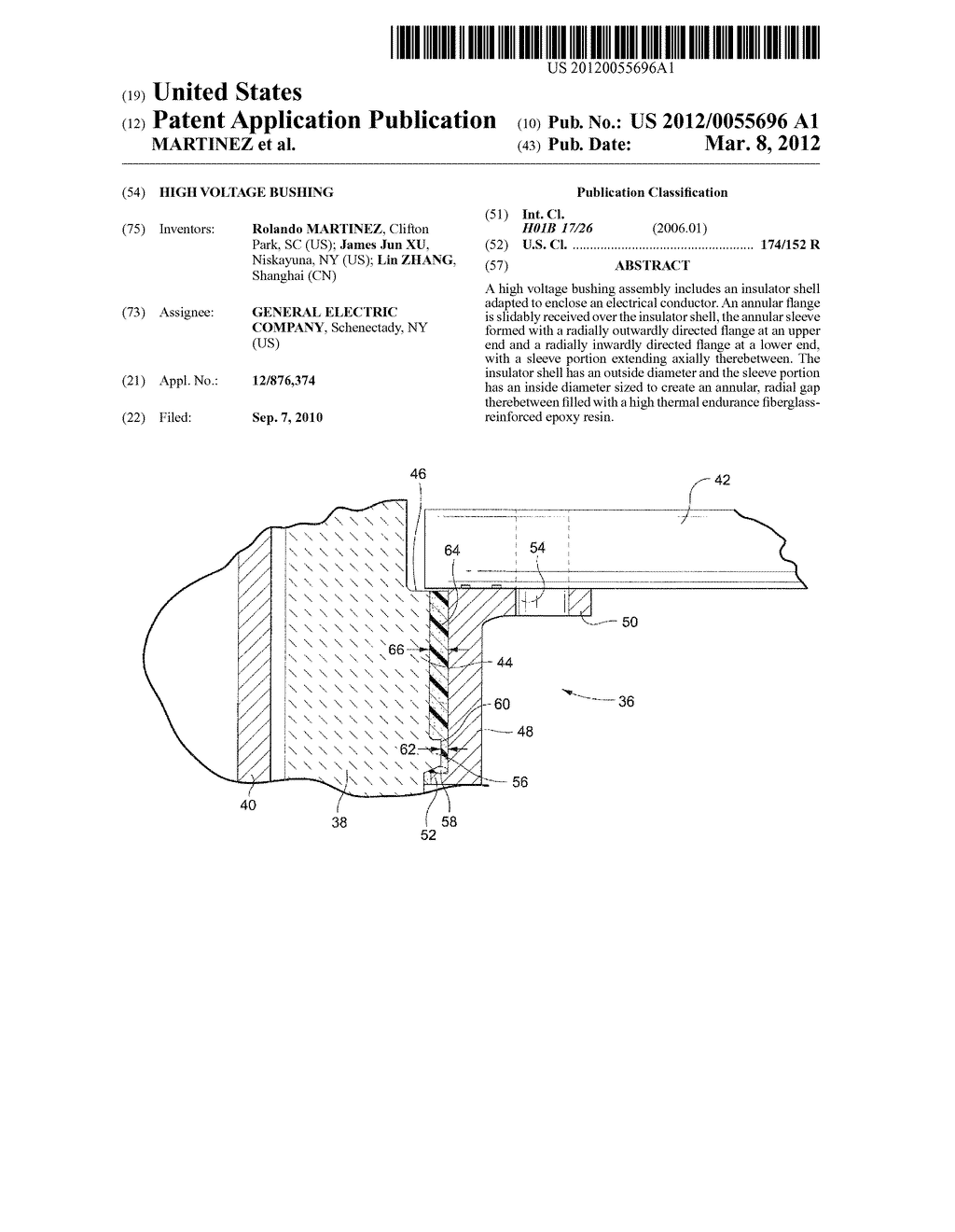 HIGH VOLTAGE BUSHING - diagram, schematic, and image 01