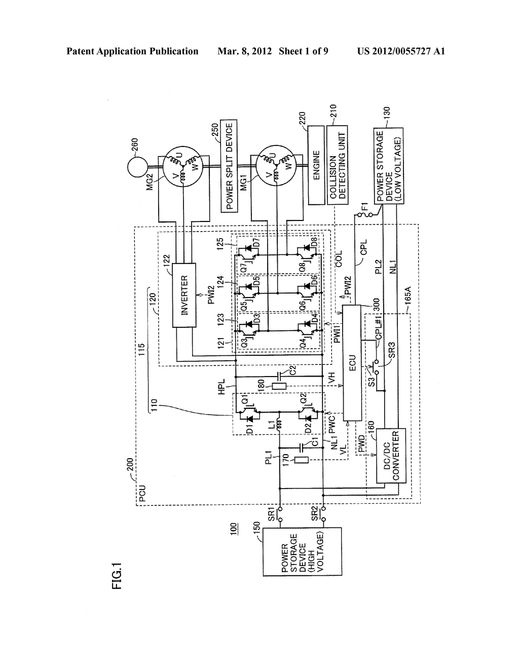 POWER CONVERTING APPARATUS FOR VEHICLE AND VEHICLE INCLUDING SAME - diagram, schematic, and image 02