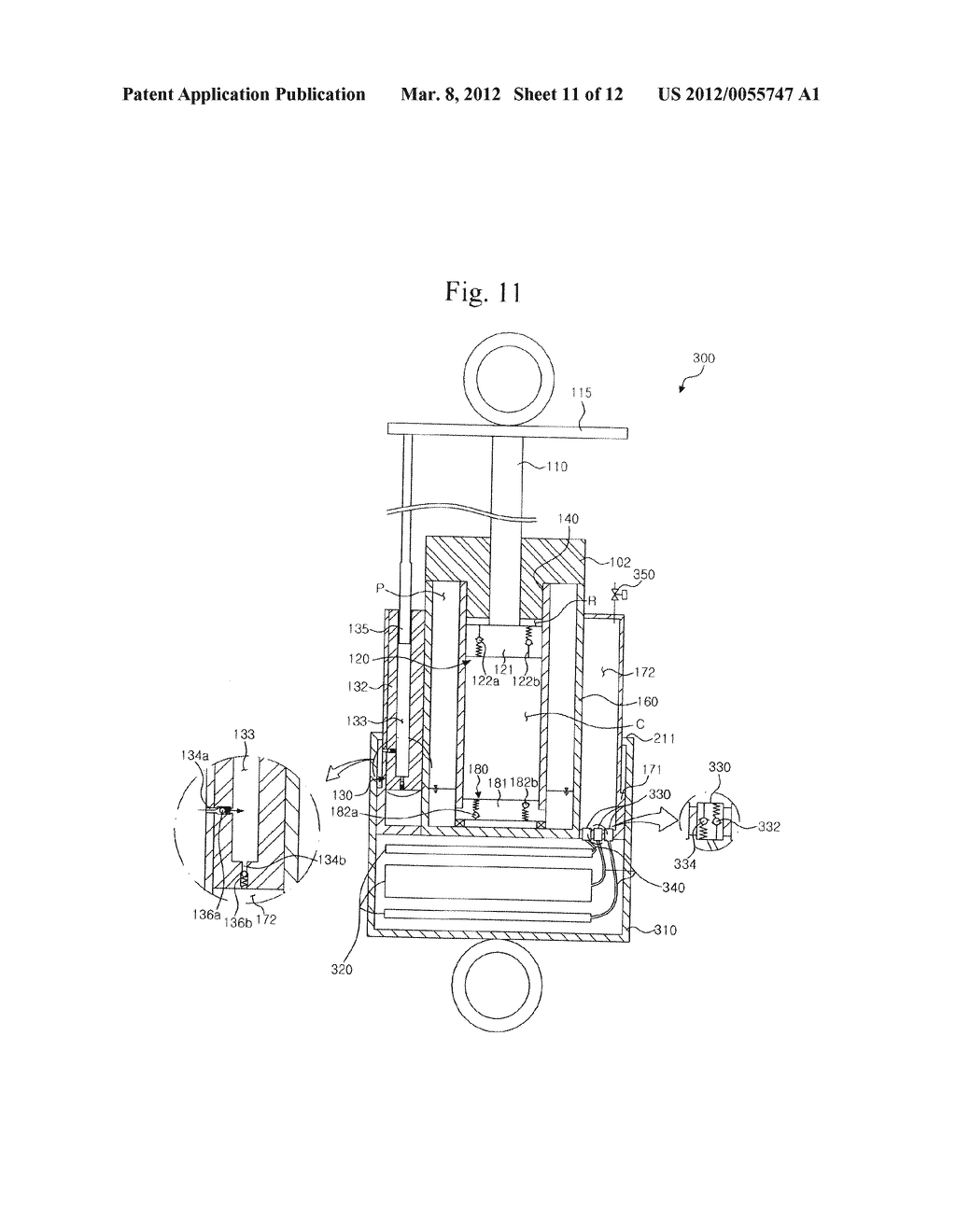 SHOCK ABSORBER HAVING SELF PUMPING UNIT - diagram, schematic, and image 12