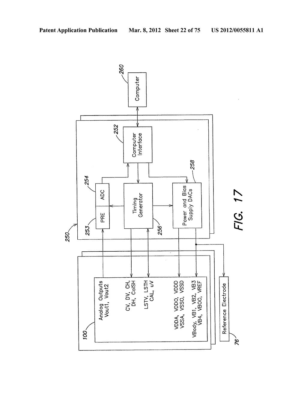 Methods and Apparatus for Measuring Analytes Using Large Scale FET Arrays - diagram, schematic, and image 23