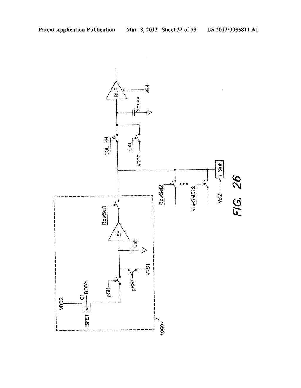Methods and Apparatus for Measuring Analytes Using Large Scale FET Arrays - diagram, schematic, and image 33