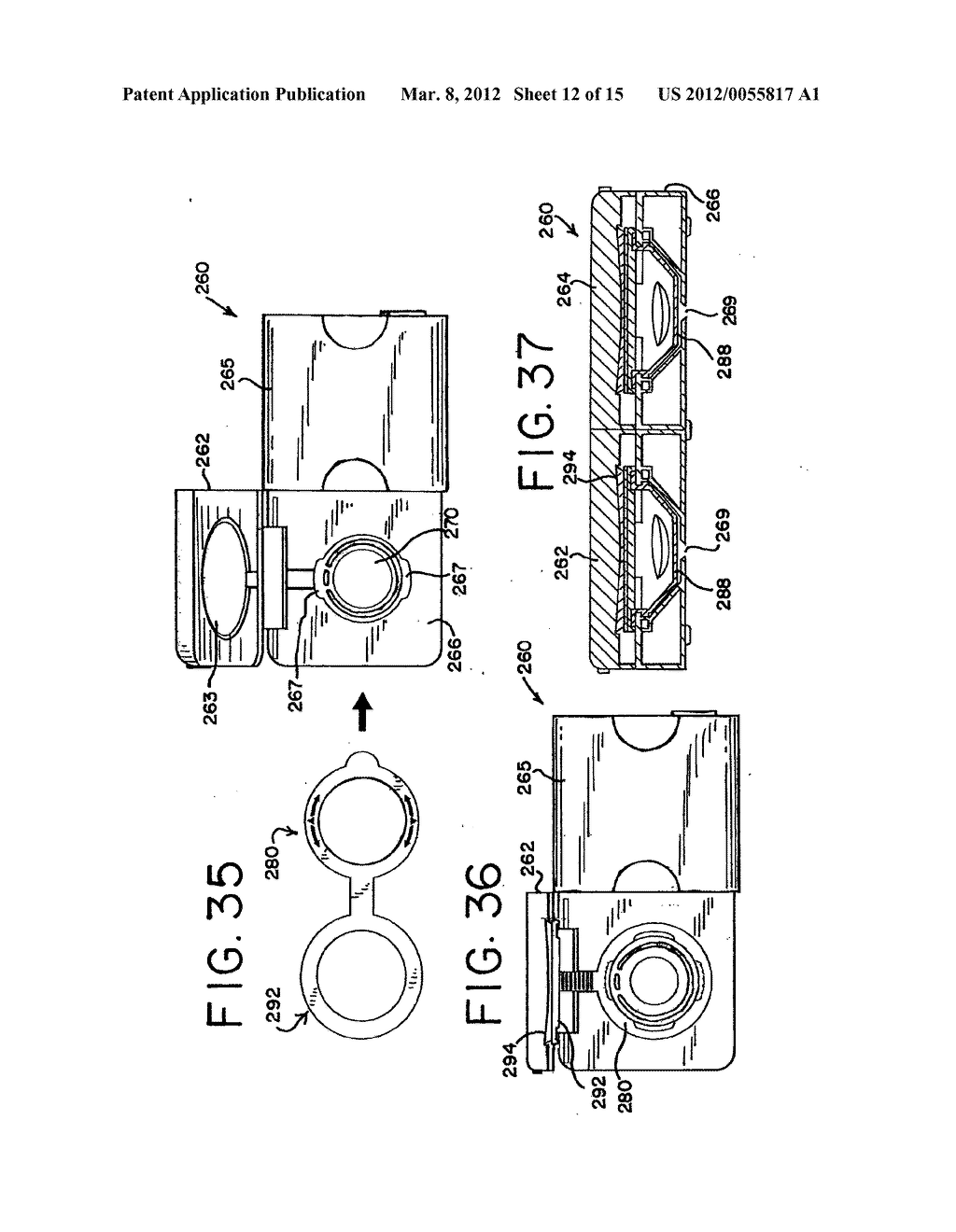 CONTACT LENS PACKAGE AND STORAGE CASE, HOLDER, AND SYSTEM AND METHOD OF     MAKING AND USING - diagram, schematic, and image 13