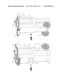 WASTE CONTAINER WITH IMPROVED LATCH diagram and image