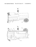 WASTE CONTAINER WITH IMPROVED LATCH diagram and image