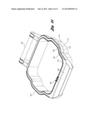 WASTE CONTAINER WITH IMPROVED LATCH diagram and image