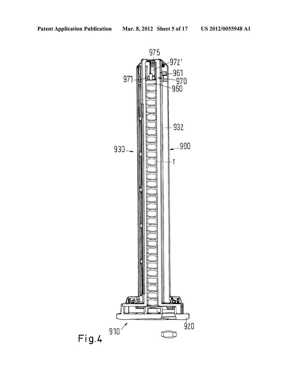 CARTRIDGE, MEDICAMENT DISPENSER FOR SOLID MEDICAMENT PORTIONS, AND USES OF     THE CARTRIDGE AND OF THE MEDICAMENT DISPENSER - diagram, schematic, and image 06