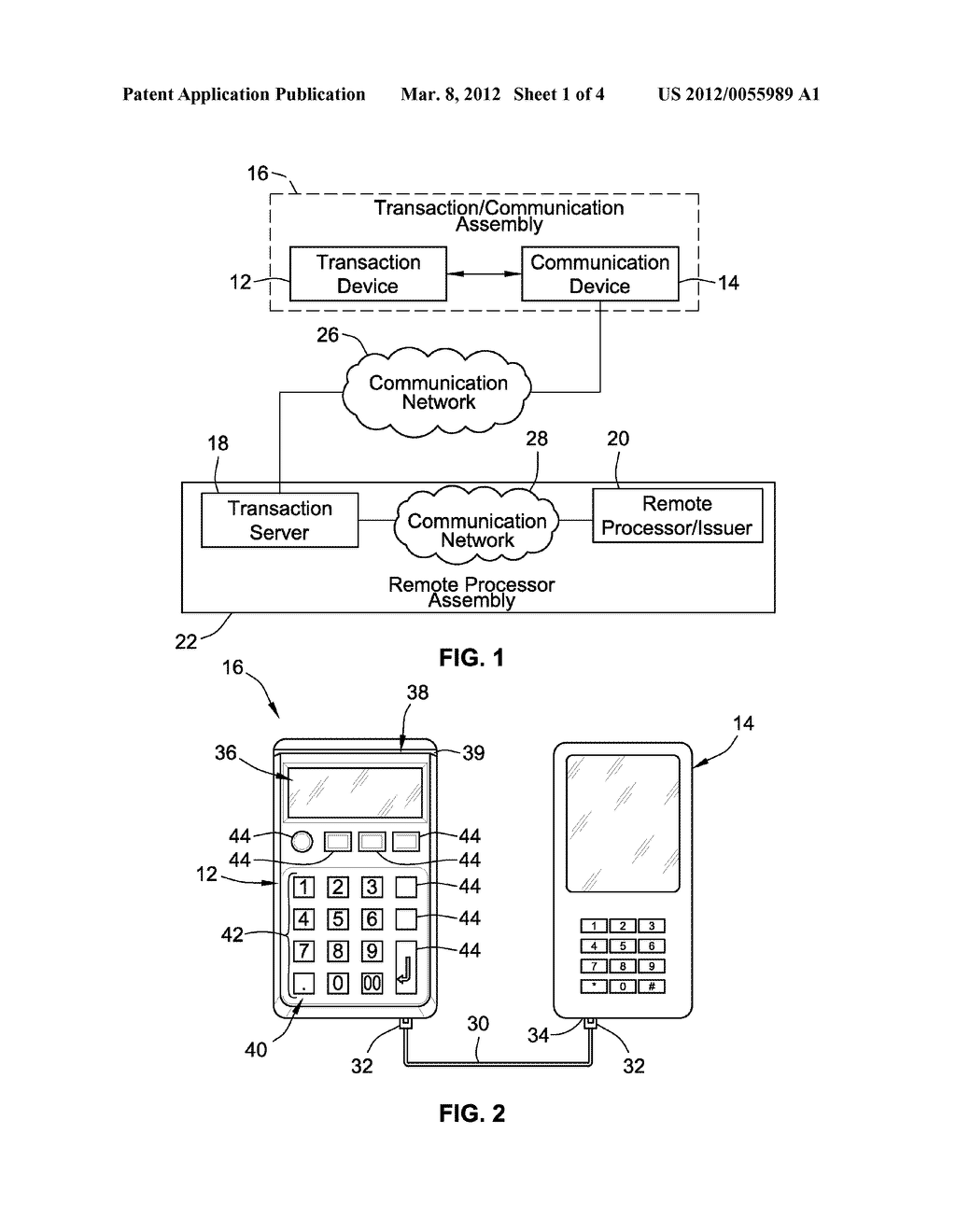 APPARATUS AND METHOD FOR COMMERCIAL TRANSACTIONS USING A COMMUNICATION     DEVICE - diagram, schematic, and image 02