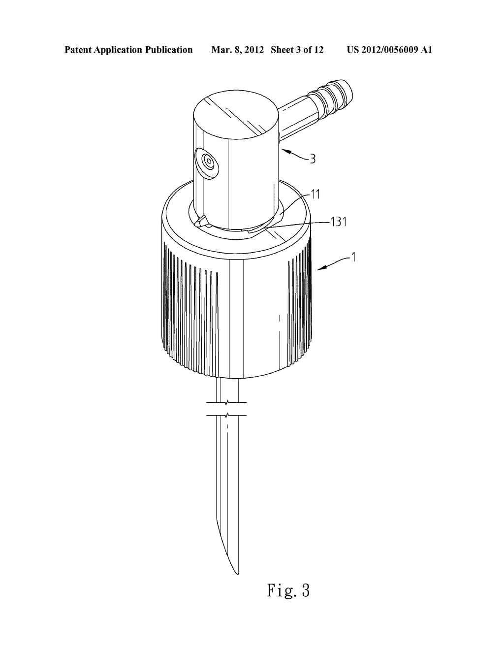 LEAKPROOF PERFUME BOTTLE SPRAY HEAD ASSEMBLY WITH POSITIONING SOUND     INDICATION - diagram, schematic, and image 04