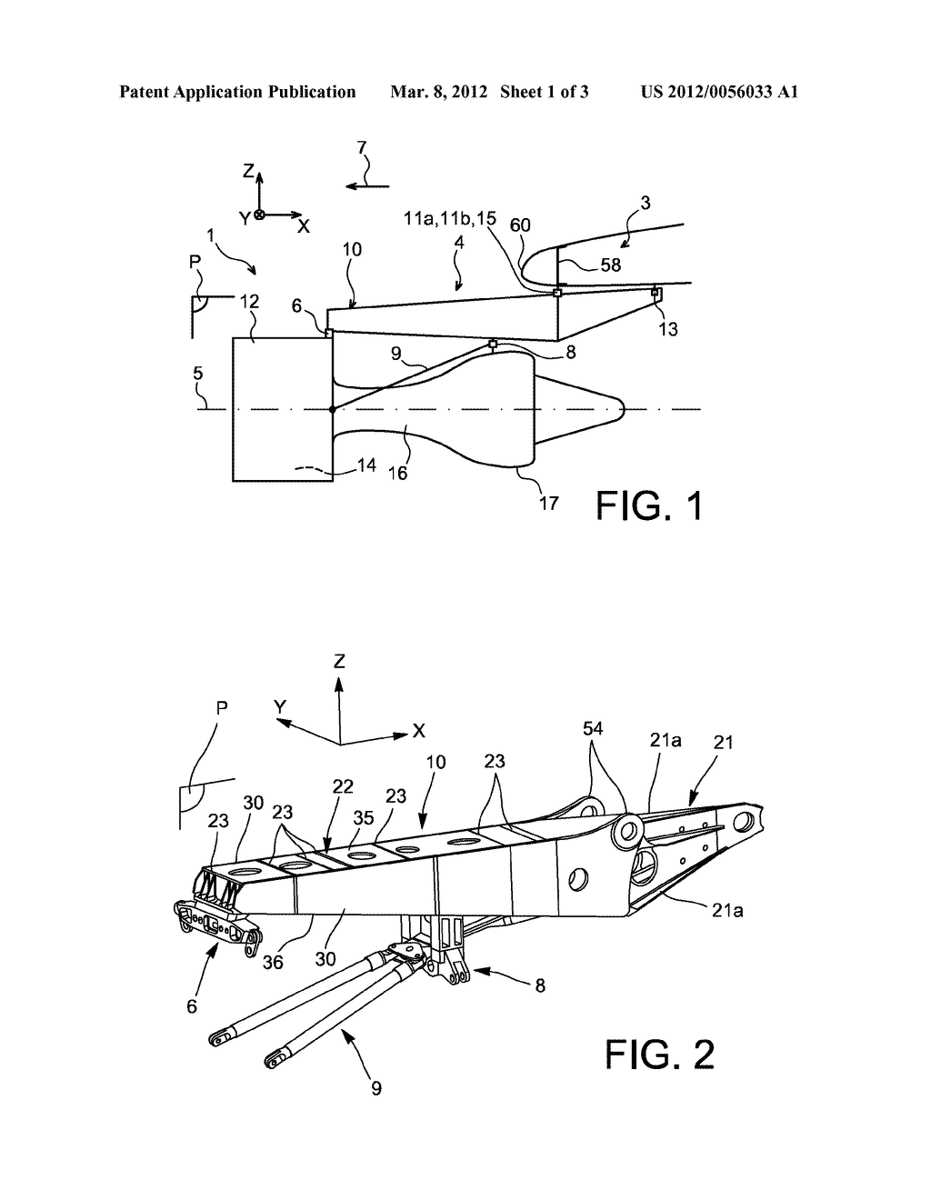 PYLON FOR ATTACHING AN AIRCRAFT TURBINE ENGINE COMPRISING ALIGNED FRONT     WING TIES - diagram, schematic, and image 02