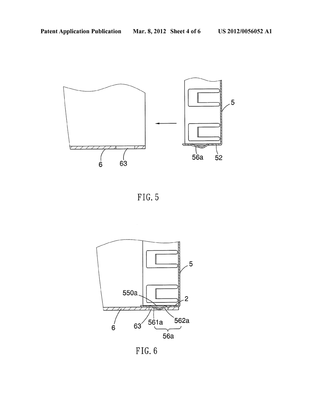 REMOVABLE APPARATUS FOR MOUNTED IN AN OPENING OF A CASING - diagram, schematic, and image 05