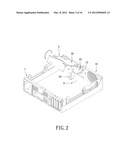 CHASSIS MODULE FOR FIXING ELECTRONIC DEVICES diagram and image