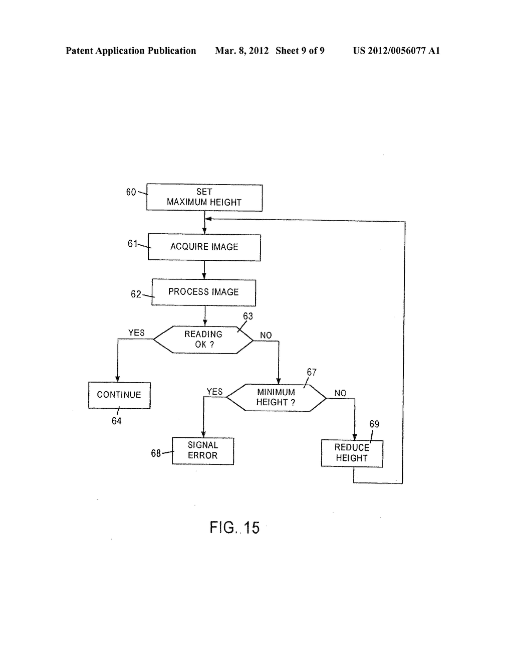 DEVICE AND METHOD FOR THE ACQUISITION AND AUTOMATIC PROCESSING OF DATA     OBTAINED FROM OPTICAL CODES - diagram, schematic, and image 10