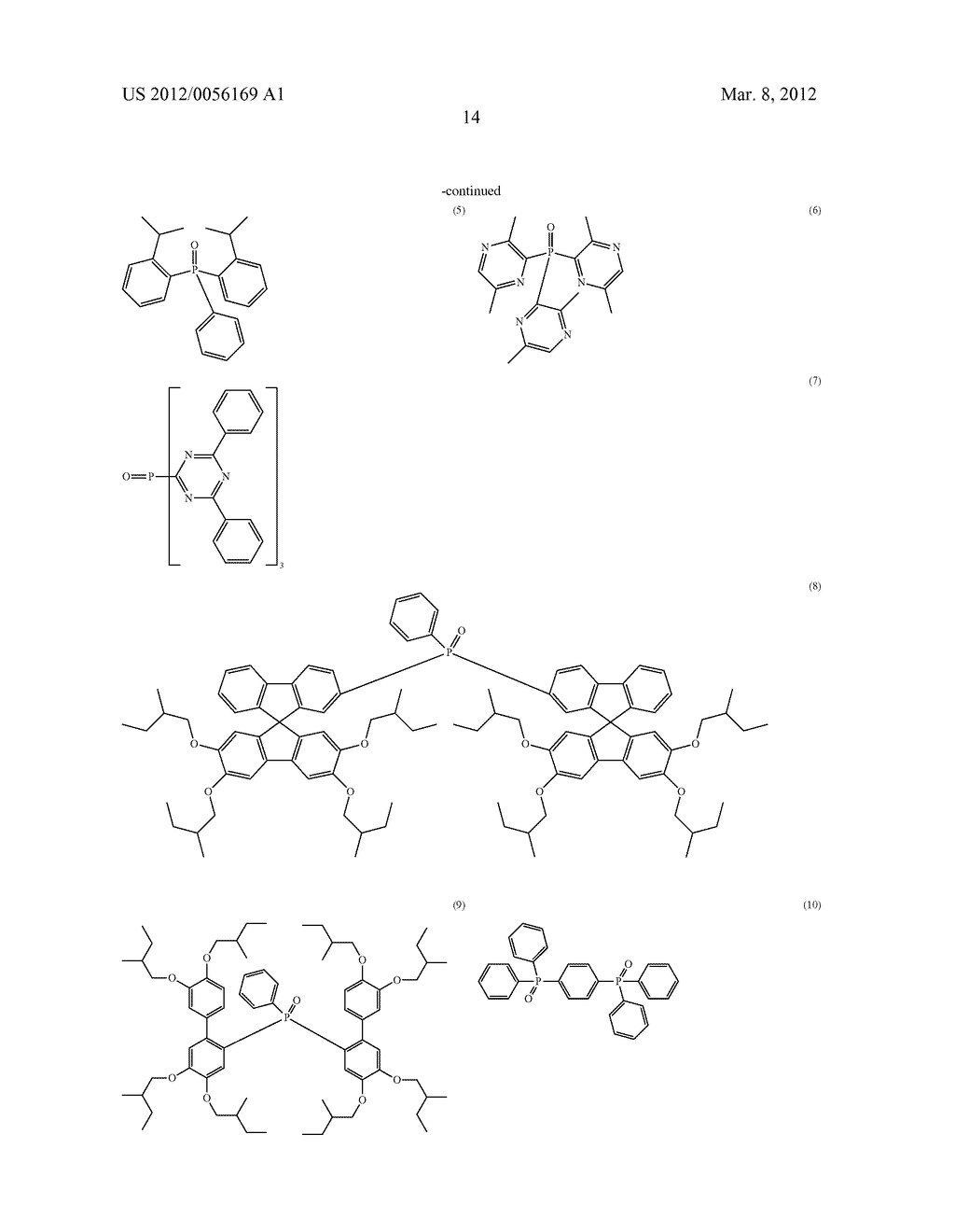 ORGANIC ELECTROLUMINESCENT DEVICE - diagram, schematic, and image 16