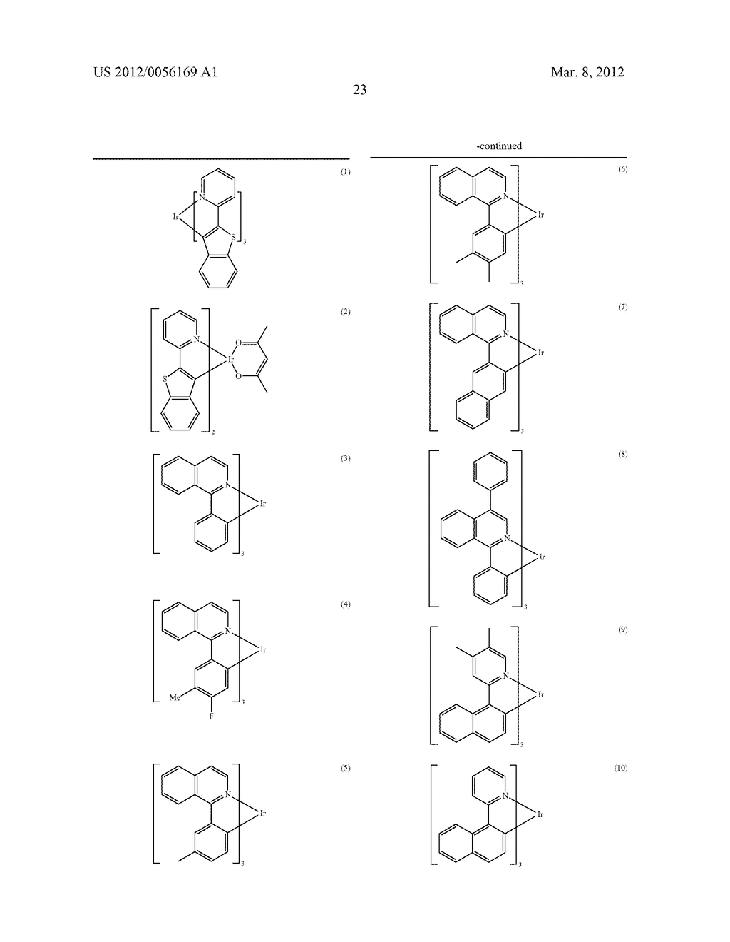 ORGANIC ELECTROLUMINESCENT DEVICE - diagram, schematic, and image 25