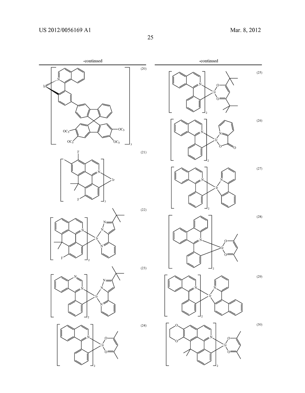 ORGANIC ELECTROLUMINESCENT DEVICE - diagram, schematic, and image 27