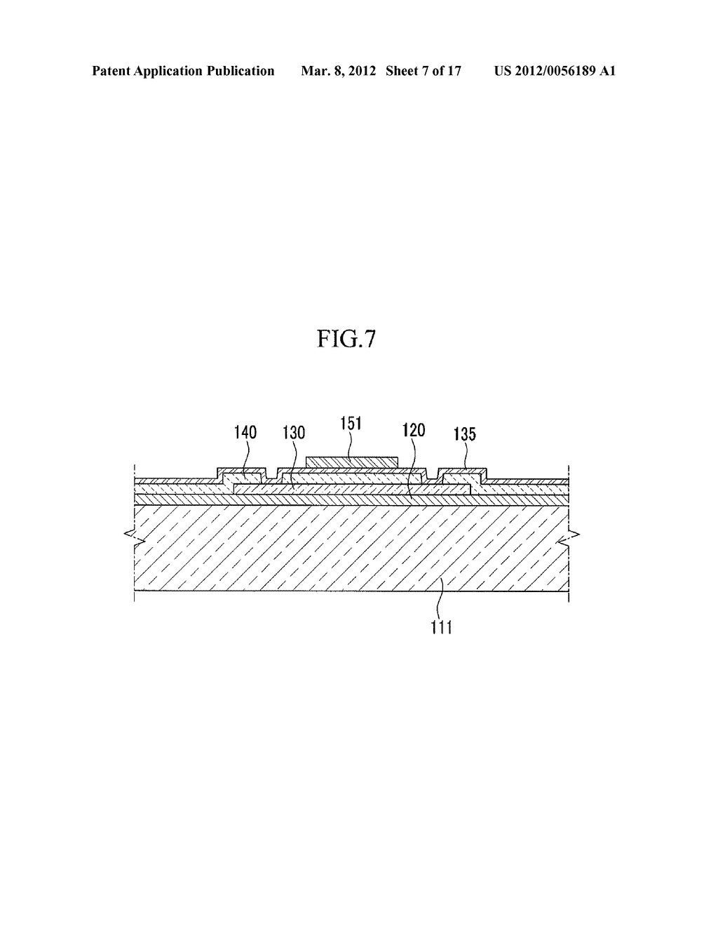 THIN FILM TRANSISTOR, METHOD FOR MANUFACTURING THE SAME, AND DISPLAY     DEVICE USING THE SAME - diagram, schematic, and image 08